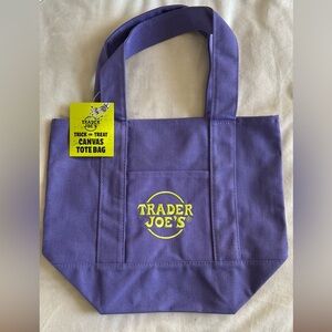 Trader Joe's Mini Halloween Tote: Purple